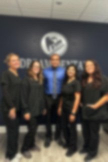 The Dream Dental team image blurred